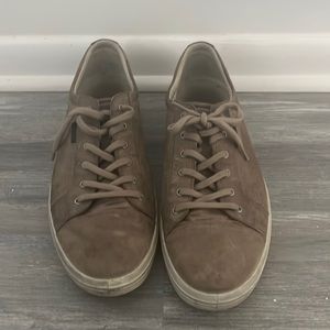 ECCO MEN'S SOFT 7 SNEAKER SIZE 50 (16) TAUPE BIG & TALL